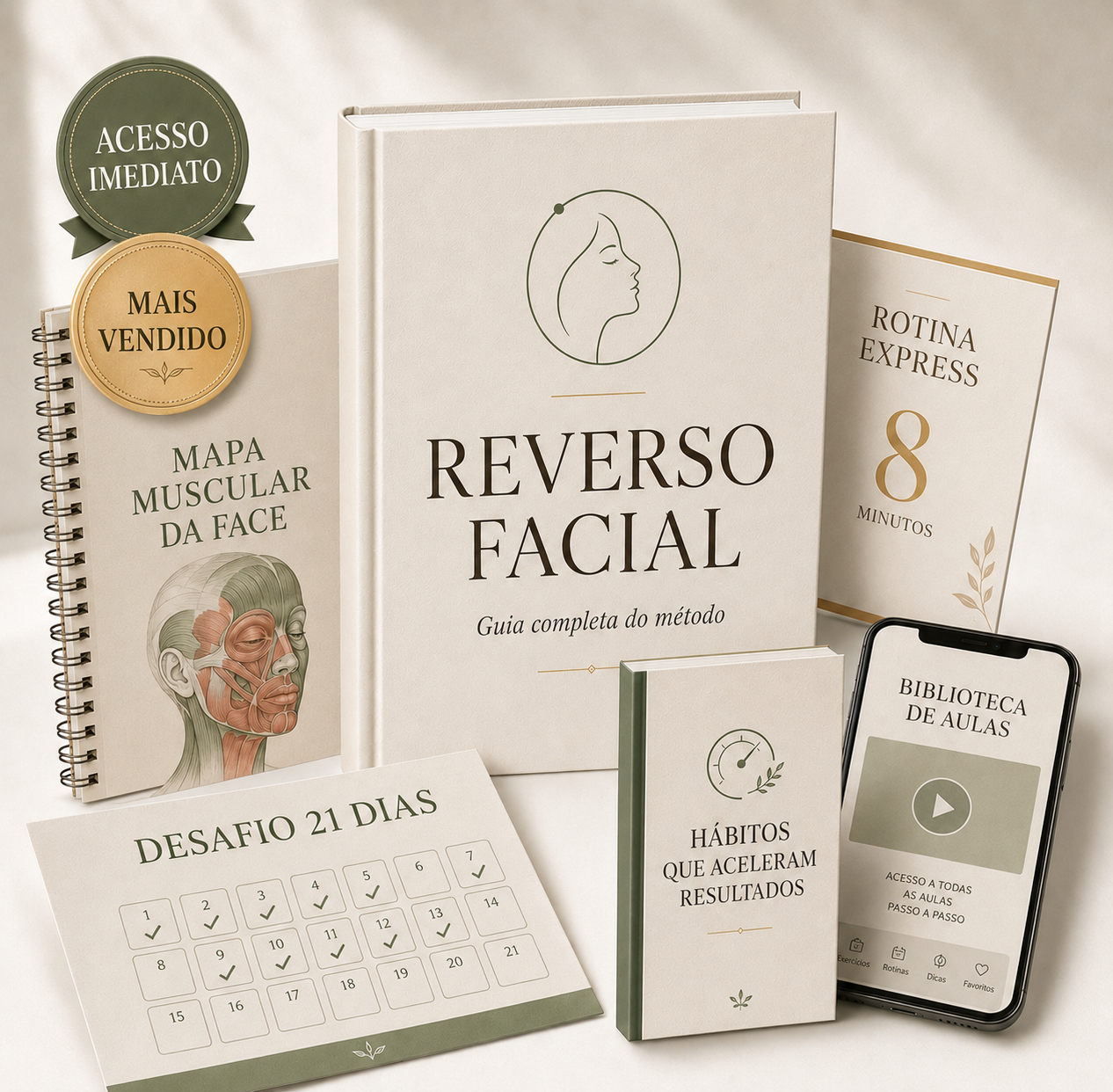 Guia Reverso Facial Brasileiro + bónus